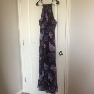 Beautiful floral maxi dress, size 10